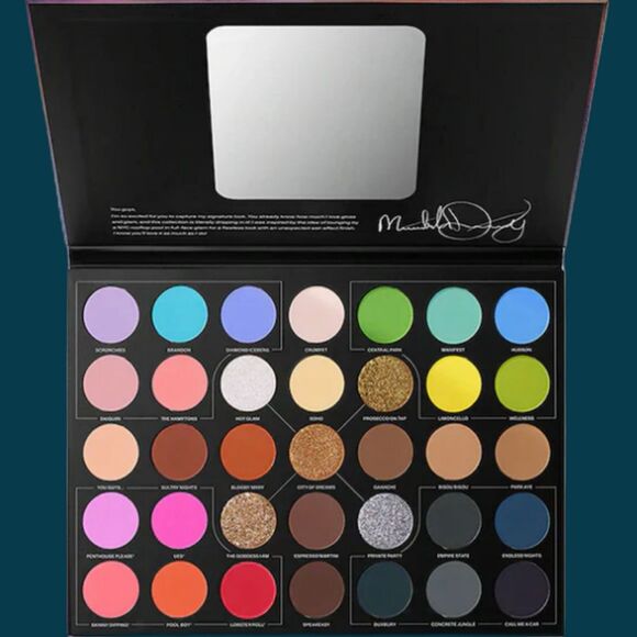 NIB Morphe X Meredith Duxbury Artistry Eyeshadow Palette Large 35 Pan Versatile - Picture 1 of 6